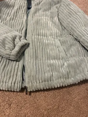SHEIN fuzzy soft Jacket in Light blue thumbnail 2