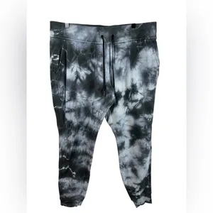 Lululemon Warm Down Jogger 14 Earth Dye Stone Black Tie‎ Dye Sweatpants thumbnail 3