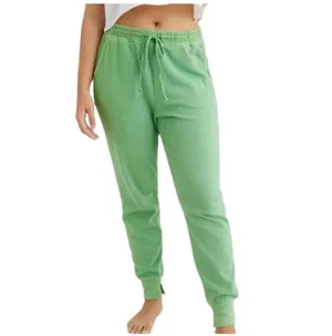Aerie Sunrise Lightweight Cotton Joggers in Beige Small thumbnail 10