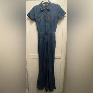 Vintage Denim Wrangler Jumpsuit thumbnail 3