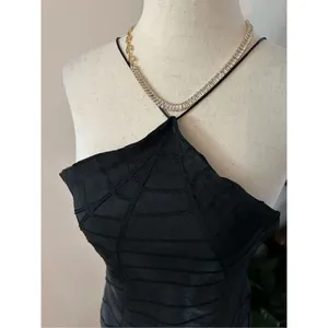 Zara black evening dress size medium thumbnail 6
