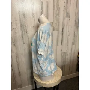 Old Navy Tie Dye Pajama Set XL | One World One Love Graphic Tee & Shorts Lounge thumbnail 5