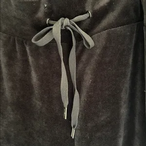 Ralph Lauren active black velour, cotton wide leg pull on track pants XL NWT​ thumbnail 3