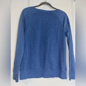 NBA Sz Small Womens Fleece Lined OKC OklahomaCity Thunder Blue Cotton Sweatshirt thumbnail 4