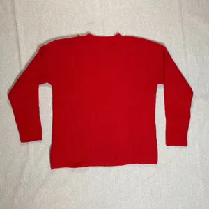 Primark | Red Pullover Sweater With Gold Shoulder Buttons | Small thumbnail 2
