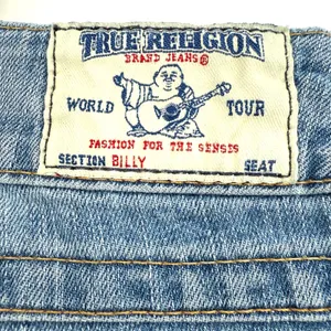 True Religion Size 29 Billy Style Bootcut Blue‎ Jeans Denim Pants Button Pockets thumbnail 5