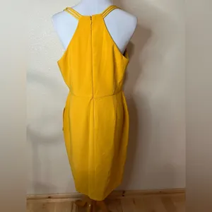 Harlyn yellow ruffle sheath dress XL thumbnail 5