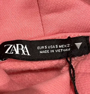 ZARA Long Sleeve Sweatsuit Set With Hoodie And Wide Leg Size S thumbnail 7