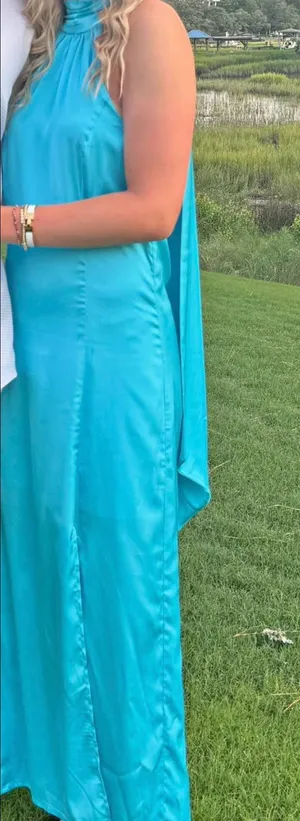 Turquoise Formal Dress Blue Size XXS thumbnail 1