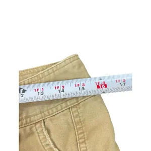 Abercrombie & Fitch Khaki Cargo Capri Pants Women Y2K Grunge Utility Low Rise thumbnail 8