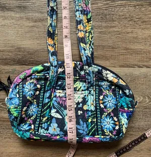 Vera Bradley Midnight Blues Floral Shoulder Bag thumbnail 4