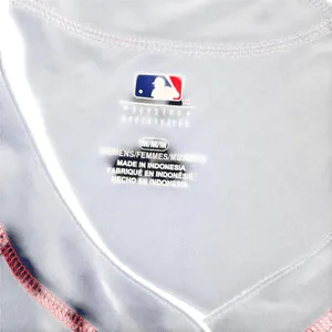 MLB Minnesota Twins Womens Baseball Jersey Navy Blue Medium Sporty NEW thumbnail 3