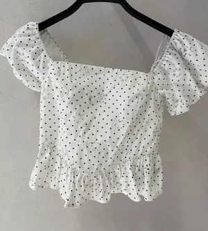 Zara polka dot top thumbnail 1