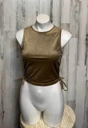 Missguided velvet tank top thumbnail 1