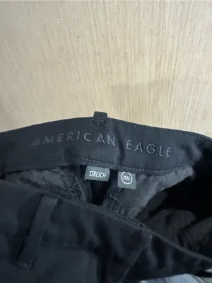 American Eagle Outfitters High Rise Black Stovepipe Trousers Size 2S thumbnail 3