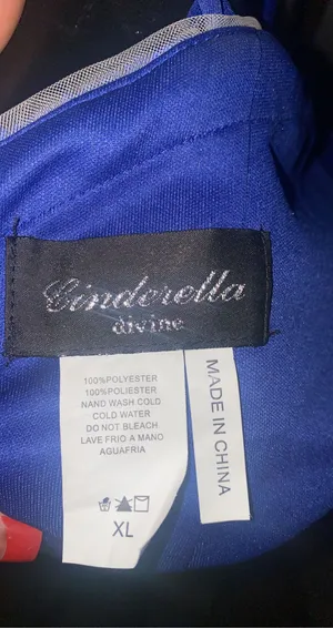 Prom Dress Blue Size XL thumbnail 4