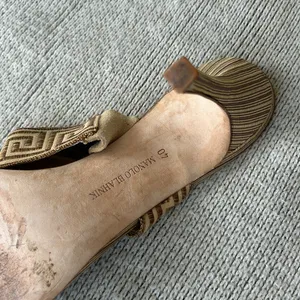 Manolo Blahnik D'orsay Sandals Size 40‎ thumbnail 6