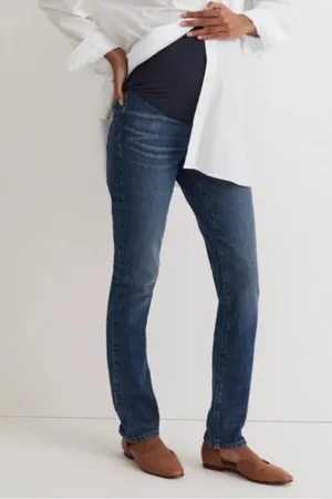 Madewell The Maternity Over-the-Belly Perfect Vintage Jean‎ Decatur Wash Size 25 thumbnail 1