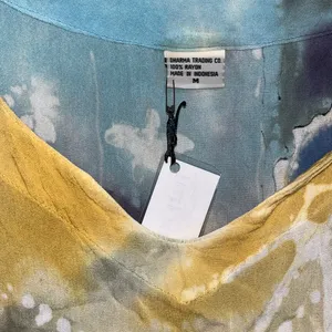 Vintage Artsy Hand dyed top watercolor painted style thumbnail 4