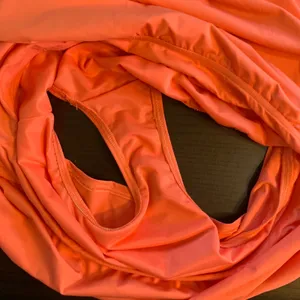 Lands End Womens Plus Sz 18W Coral Pink Swim Skirt Built-in Brief 522876 Modest thumbnail 6