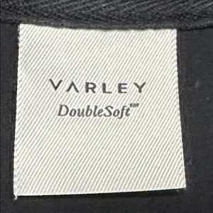 Varley Double Soft Black Masie Longline Sweat Shirt size S thumbnail 2