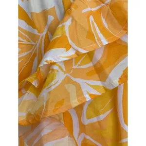 Sugarlips Floral Ruffle Mini Dress Yellow Size M Cotton thumbnail 9