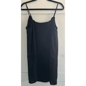 Altar'd State Black Silky Mini Dress Spaghetti Strap M NWT thumbnail 4