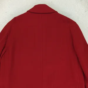 J Crew Classic‎ Red Wool Blend Button Front Coat Jacket Size Small thumbnail 10