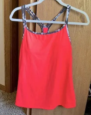 Fabletics Racerback Tank Top Pink Size Medium thumbnail 1