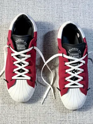 💥Adidas Y-3 Yohji Yamamoto Super Knot Chili Pepper Red Suede Sneakers W 6.5🧡 thumbnail 1