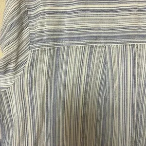 Athleta Button down top lightweight striped button down XL thumbnail 11