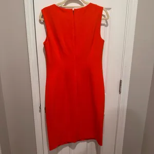 Boss Vibrant Orange Midi Dress thumbnail 4