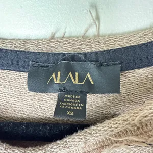 Alala Cypher Sweatshirt‎ Distressed Size XS Style #ALALA30084 Lightweight Fleece thumbnail 9