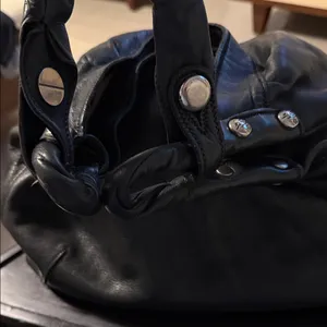 Lucky Brand Black Leather Shoulder Hobo Bag thumbnail 3