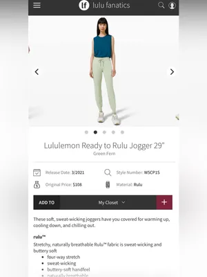Lululemon Ready to Rulu Jogger - size 6 thumbnail 8