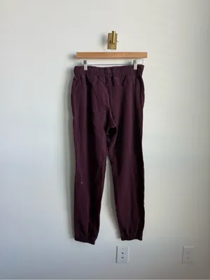 Lululemon Women's Jogger Sweatpants Plum Purple Drawstring Lounge Pants 6 thumbnail 3