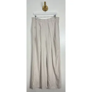 FREE PEOPLE Nothin' to Say Elastic Waist Pants in Champagne Dream Size Large thumbnail 5