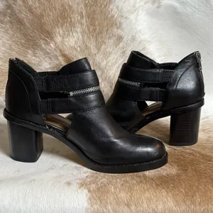 Dolce Vita Buckle Black Leather Biker Bootie Size 8 A22‎ thumbnail 9