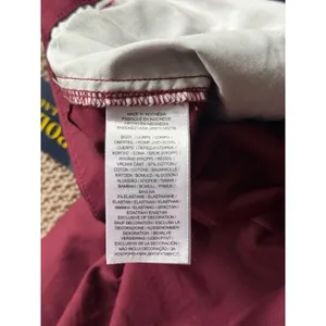 Polo Ralph Lauren Women's High Rise Retro Burgundy Pants Belted Size 6 NWT thumbnail 4