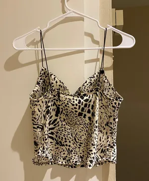 satin cami top Black Size M thumbnail 2