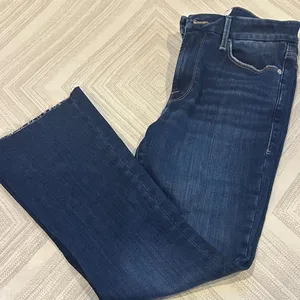 Frame Classic Dark Blue Women's Jeans Le Crop Mini Boot Size 27 thumbnail 1