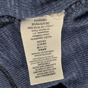 We The Free People Womens Top Turtleneck Split Back Raw Edge Blue Size Small FO thumbnail 5