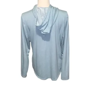 32 Degrees Cool Light Blue Full Zip-Up Hoodie Lightweight Pockets thumbnail 6