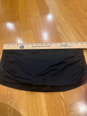 Mossimo supply co black swim skirt size large . thumbnail 3