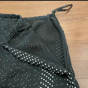 Talbots Silk Black White Dot skirt thumbnail 5