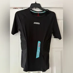 Moolah Basketball Black Short Sleeve Padded Compression Tee‎ Size XXL NWOT thumbnail 4