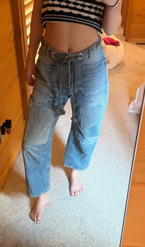 Free People Barrel Jeans thumbnail 1