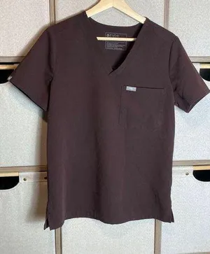Figs brown short sleeve thumbnail 1