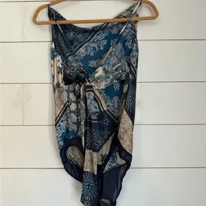 NWOT free people bandana bodysuit thumbnail 6