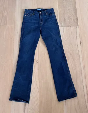 7 For All Mankind B(air) Kimmie Bootcut Jeans Dark Wash Size 32 thumbnail 1